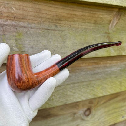 buy long semi-churchwarden pipe handmade in england