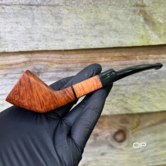 Buy two tone Zulu shape tobacco smoking pipe handmade in England