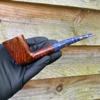 Buy flame grain Zulu shape pipe handmade in England